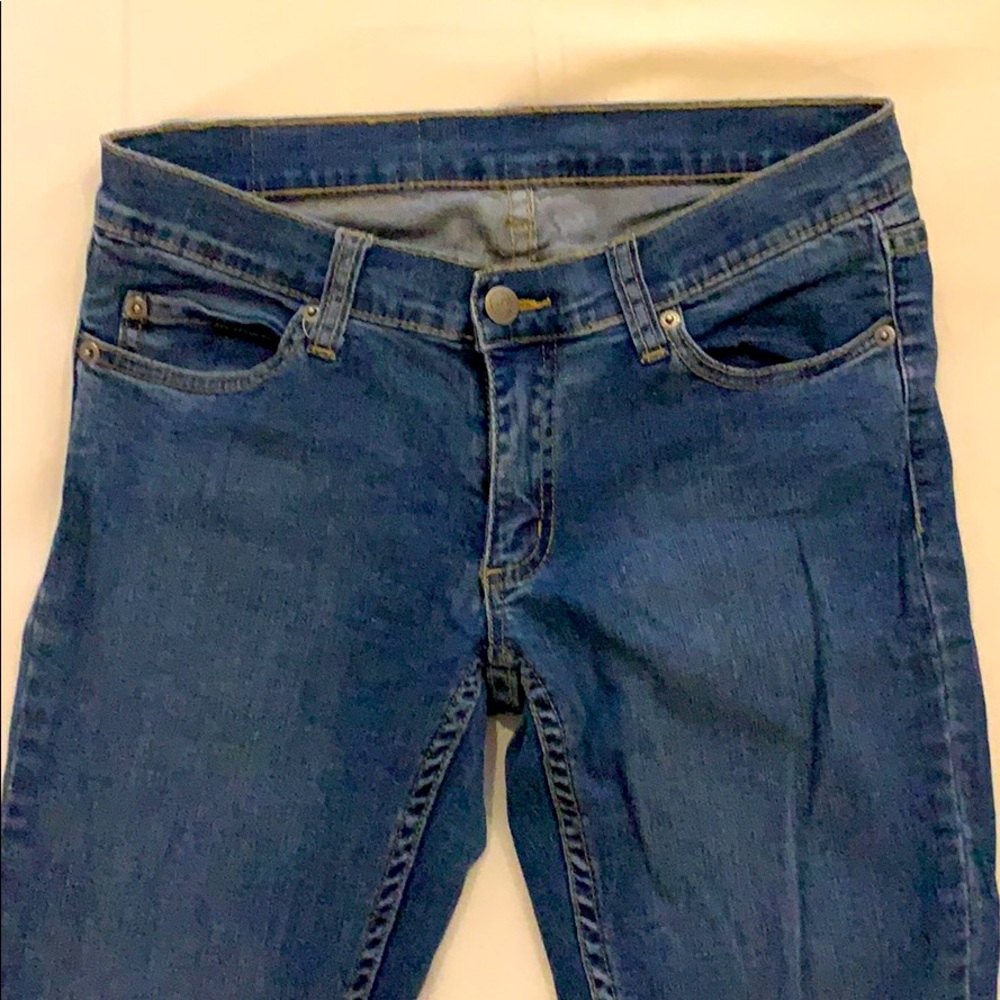 Cheap Monday Slim Credit Mid-Blue Jeans